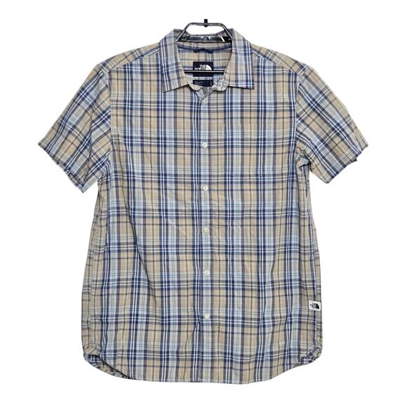 Mens Button Down Plaid Shirt Lot Size Large North Face Untuckit J. Crew - Picture 2 of 7